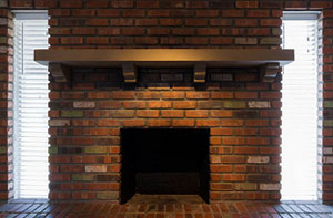 Brick Fireplace Wilton