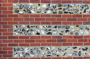 Brick and Flint Wall Tidworth